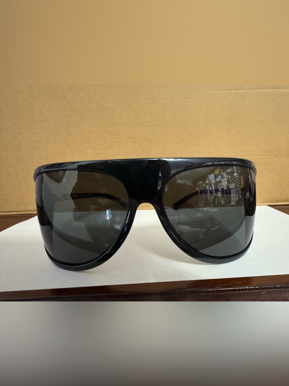 Miu Miu Black Women's Shield Sunglasses